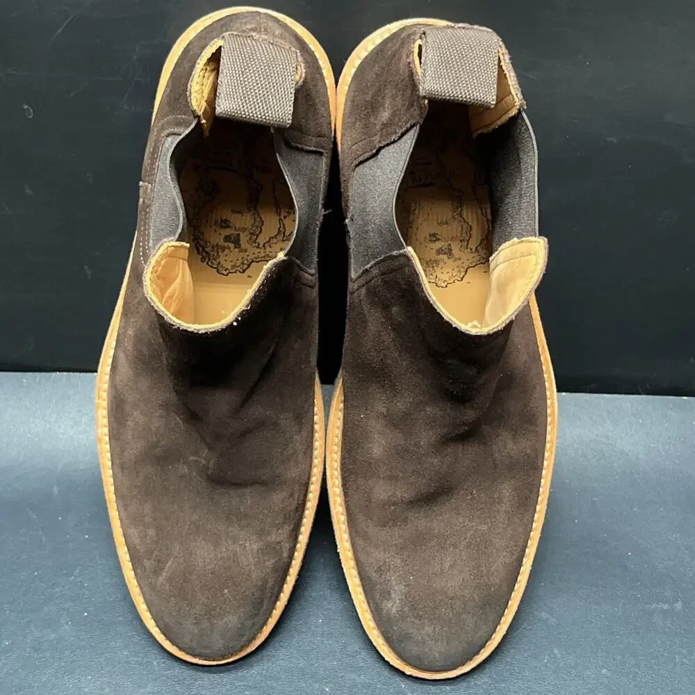 Banana Republic Brown Suede Crepe Chelsea Boot Men’s Size 10 US, EU 43.